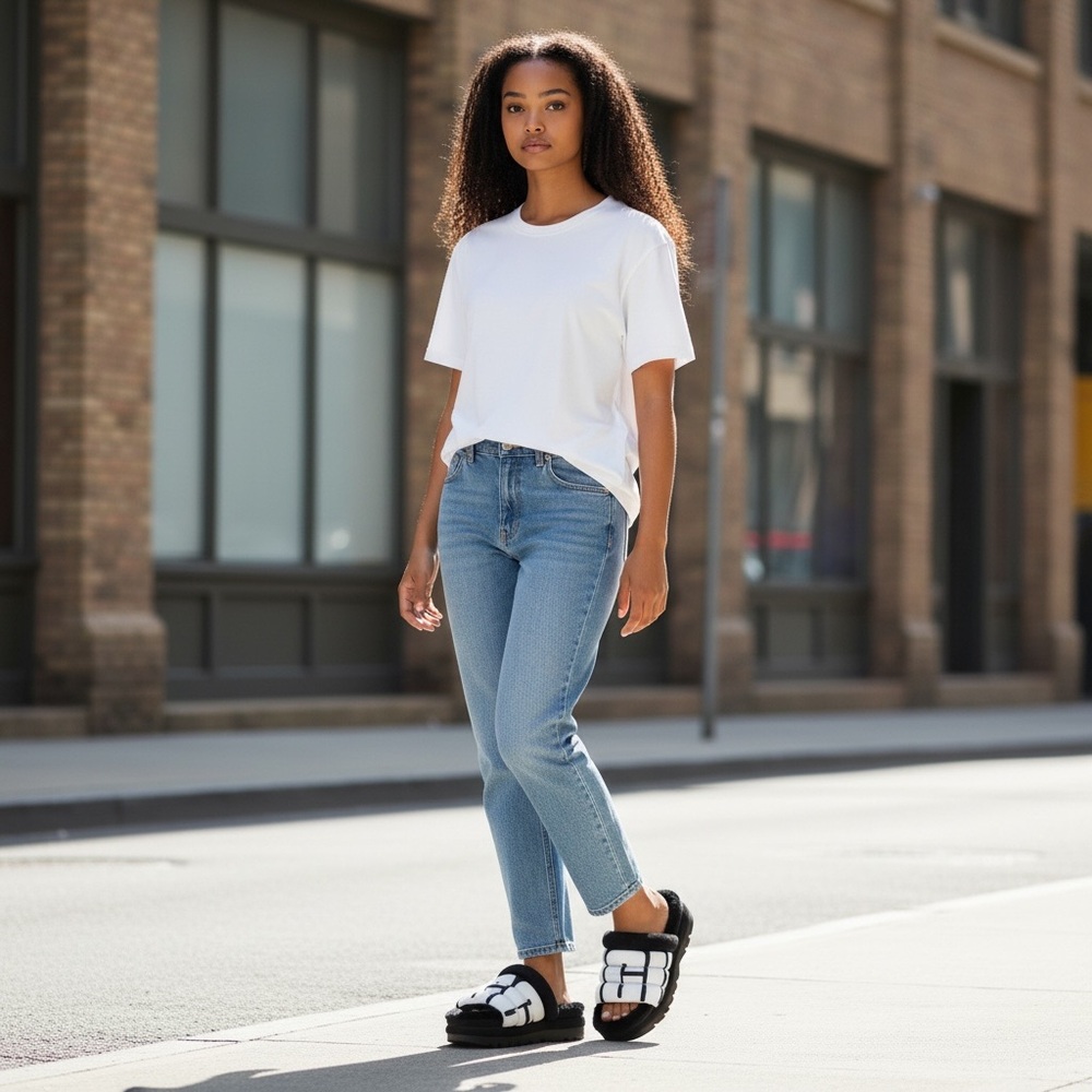 UGG maxi slide platform outdoor slippers - Picture 3 of 7